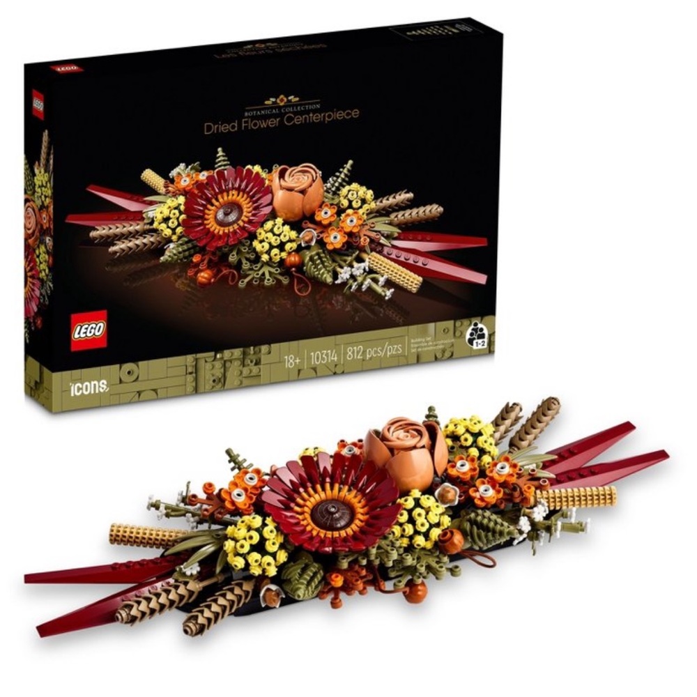 Lego Botanicals Icon Dried Flower Centerpiece NWT in box